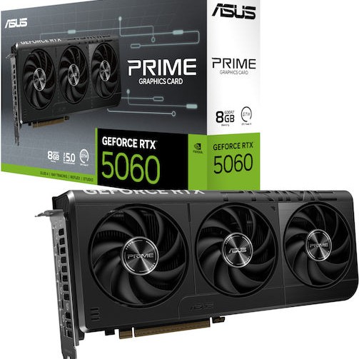Asus GeForce RTX 5060 8GB GDDR7 Prime Κάρτα Γραφικών