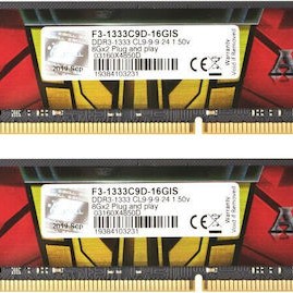 G.Skill Aegis DDR3 16GB RAM με 2x8GB Modules και Ταχύτητα 1333 για Desktop