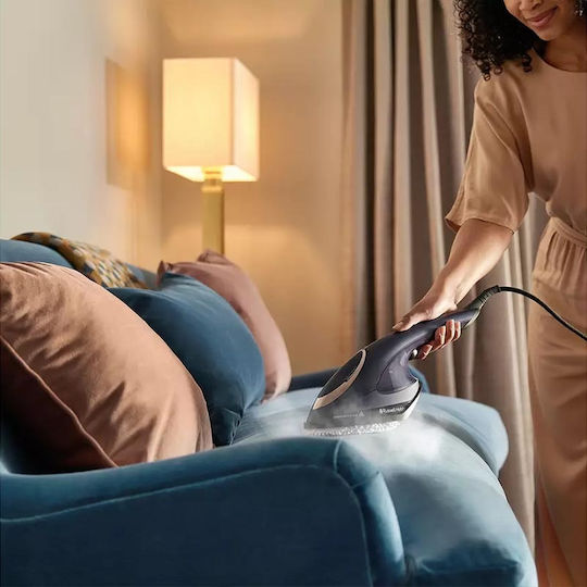 Russell Hobbs Genie 2-in-1 Ατμοκαθαριστής Ρούχων Χειρός 1700W με Δοχείο Μπλε
