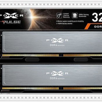 Silicon Power XPower Pulse DDR4 32GB RAM με 2x16GB Modules και Ταχύτητα 3200 για Desktop