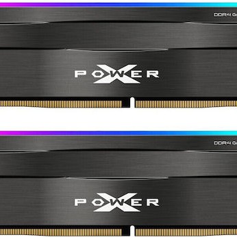 Silicon Power XPOWER Zenith RGB DDR4 16GB RAM με 2x8GB Modules και Ταχύτητα 3200 για Desktop