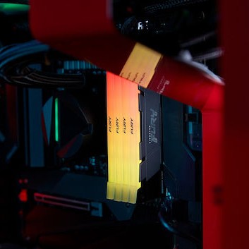 Kingston FURY Renegade RGB DDR4 16GB RAM με 2x8GB Modules και Ταχύτητα 4000 για Desktop