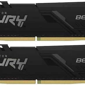 Kingston Fury Beast DDR4 16GB RAM με 2x8GB Modules και Ταχύτητα 3600 για Desktop