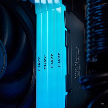 Kingston Fury Renegade Rgb DDR4 με Module 1x16GB και Ταχύτητα 3200 για Desktop