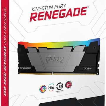 Kingston Fury Renegade Rgb DDR4 με Module 1x16GB και Ταχύτητα 3200 για Desktop