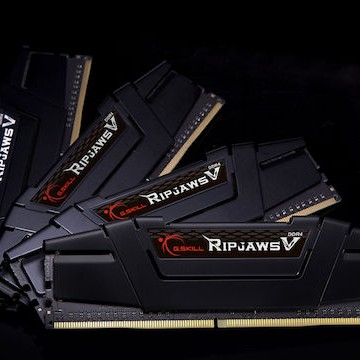 G.Skill Ripjaws V DDR4 32GB RAM με 4x8GB Modules και Ταχύτητα 3200 για Desktop