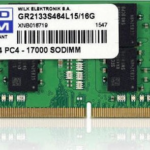 GoodRAM DDR4 με Module 1x16GB και Ταχύτητα 2666 για Laptop