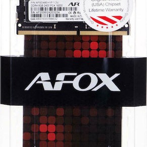 Afox DDR4 με Module 1x8GB και Ταχύτητα 2400 για Laptop