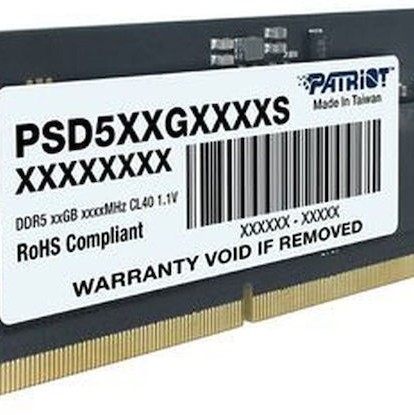 Patriot Signature DDR5 με Module 1x16GB και Ταχύτητα 5600 για Laptop