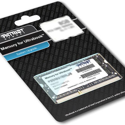 Patriot DDR3L με Module 1x8GB και Ταχύτητα 1600 για Laptop