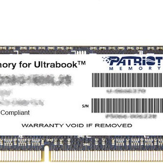 Patriot DDR3L με Module 1x8GB και Ταχύτητα 1600 για Laptop