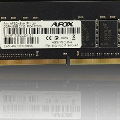 Afox DDR4 με Module 1x8GB και Ταχύτητα 3200 για Laptop