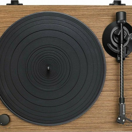 Audio Technica AT-LPW40WN Πικάπ Belt Drive με Προενίσχυση Καφέ