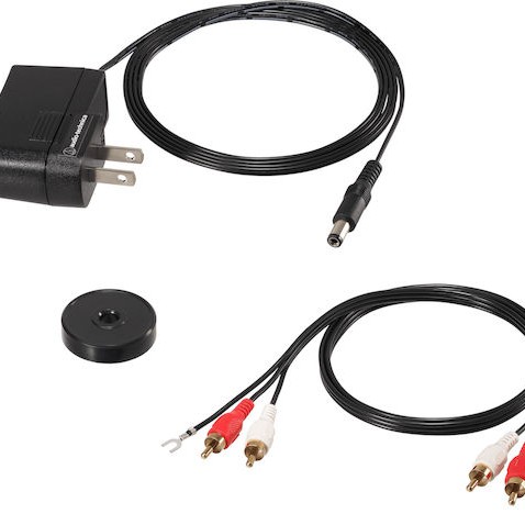 Audio Technica AT-LPW40WN Πικάπ Belt Drive με Προενίσχυση Καφέ
