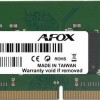 Afox DDR3L με Module 1x8GB και Ταχύτητα 1333 για Laptop