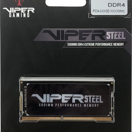 Patriot Viper Steel DDR4 με Module 1x8GB και Ταχύτητα 3200 για Laptop