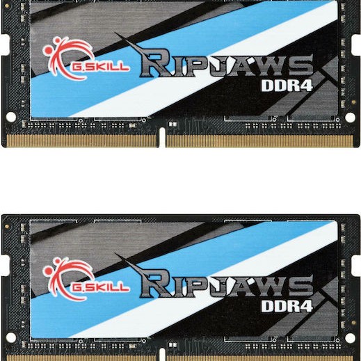 G.Skill Ripjaws DDR4 32GB RAM με 2x16GB Modules και Ταχύτητα 2666 για Laptop