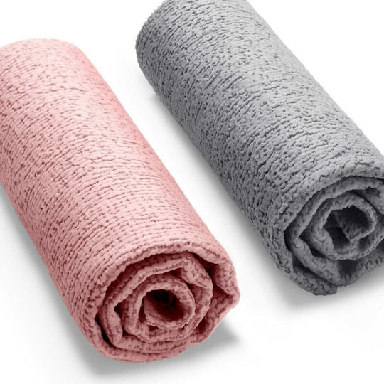 Vileda Σπογγοπετσέτες Γενικής Χρήσης Γκρι 30x26εκ. 2τμχ