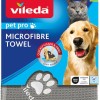 Vileda Πετσέτα Σκύλου Γκρι 45x70cm