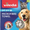 Vileda Πετσέτα Σκύλου Γκρι 65x65cm