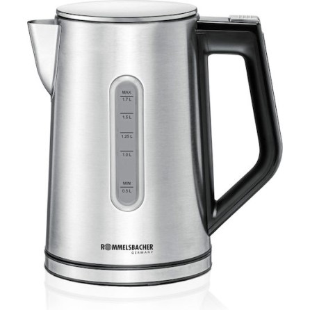 Rommelsbacher WK 3000 Βραστήρας 1.7lt 3000W Ασημί