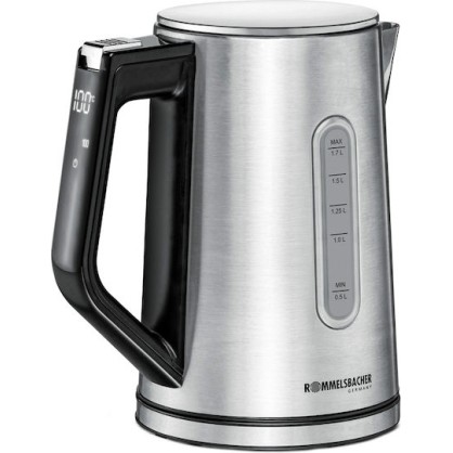Rommelsbacher WK 3000 Βραστήρας 1.7lt 3000W Ασημί