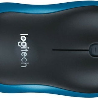 Logitech M185 Ασύρματο Mini Ποντίκι Μπλε