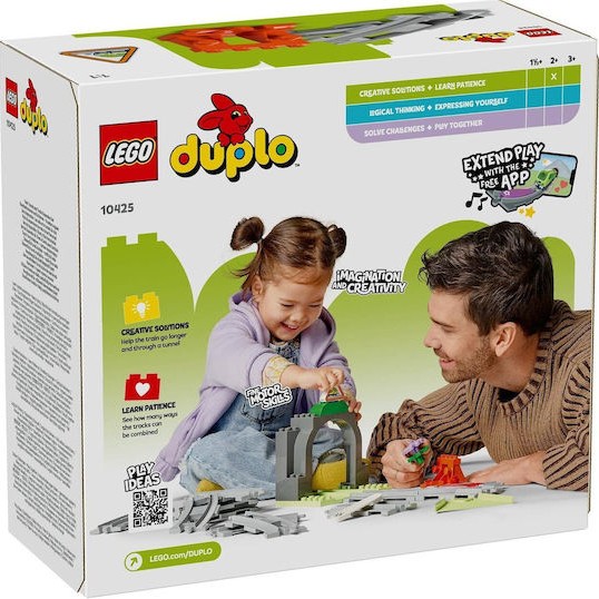 Lego Duplo Train Tunnel and Tracks Expansion Set για 2+ Ετών 20τμχ