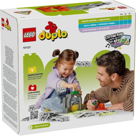 Lego Duplo Train Tunnel and Tracks Expansion Set για 2+ Ετών 20τμχ