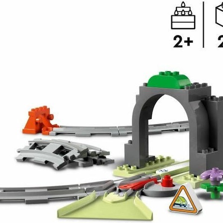 Lego Duplo Train Tunnel and Tracks Expansion Set για 2+ Ετών 20τμχ
