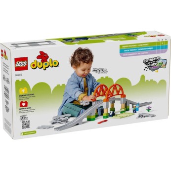 Lego Duplo Train Bridge and Tracks Expansion Set για 2+ Ετών 42τμχ