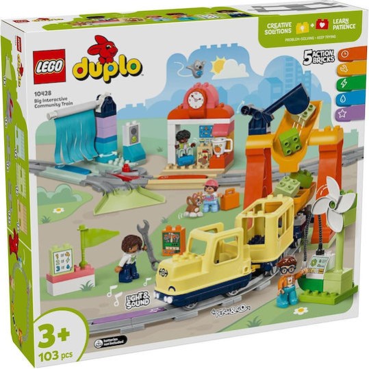 Lego Duplo Big Interactive Community Train για 3+ Ετών 103τμχ