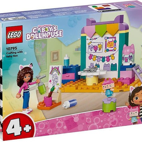 Lego Gabby's Dollhouse Crafting with Baby Box για 4+ Ετών 60τμχ