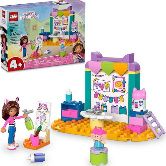 Lego Gabby's Dollhouse Crafting with Baby Box για 4+ Ετών 60τμχ