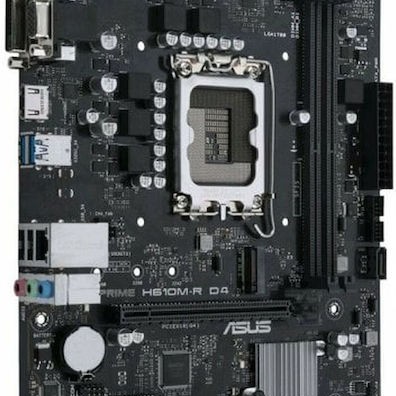 Asus Prime H610M-R Motherboard Micro ATX με Intel 1700 Socket 90MB1GL0-M0ECY0