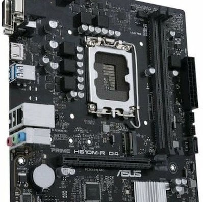 Asus Prime H610M-R Motherboard Micro ATX με Intel 1700 Socket 90MB1GL0-M0ECY0