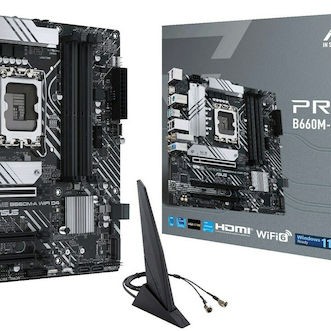 Asus Prime B660M-A WiFi D4 Motherboard Micro ATX με Intel 1700 Socket 90MB1AE0-M0EAY0