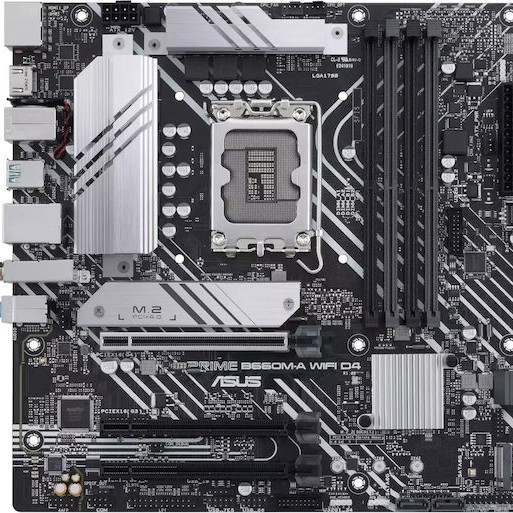 Asus Prime B660M-A WiFi D4 Motherboard Micro ATX με Intel 1700 Socket 90MB1AE0-M0EAY0