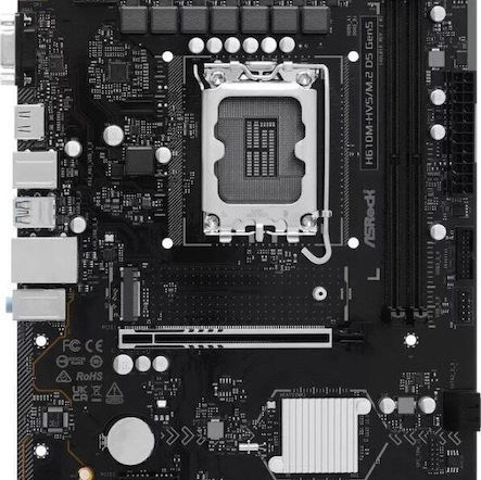 ASR H610M-HVS/M.2 D5 rev. 5.0 Motherboard Micro ATX με Intel 1700 Socket