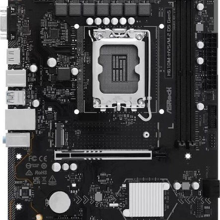 ASR H610M-HVS/M.2 D5 rev. 5.0 Motherboard Micro ATX με Intel 1700 Socket