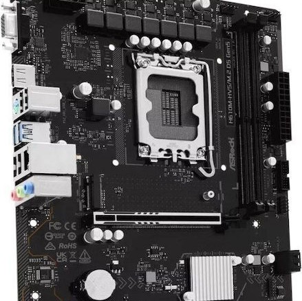 ASR H610M-HVS/M.2 D5 rev. 5.0 Motherboard Micro ATX με Intel 1700 Socket