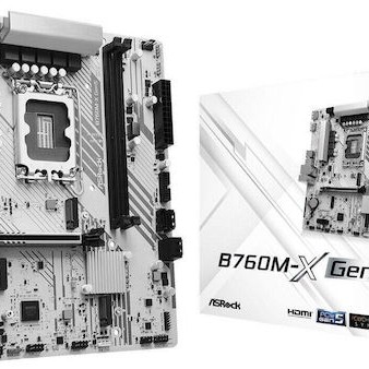ASRock B760M-X Gen5 Motherboard Micro ATX με Intel 1700 Socket 90-MXBTR0-A0UAYZ
