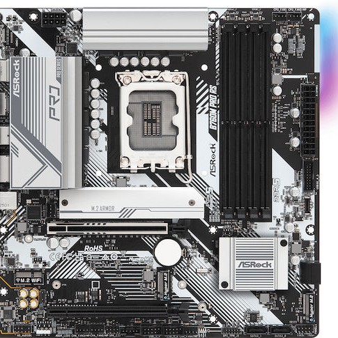 ASRock B760M Pro RS Motherboard Micro ATX με Intel 1700 Socket 90-MXBLH0-A0UAYZ