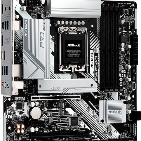 ASRock B760M Pro RS Motherboard Micro ATX με Intel 1700 Socket 90-MXBLH0-A0UAYZ