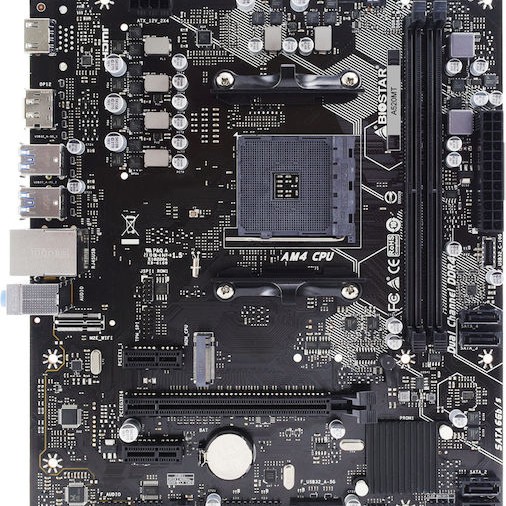 Biostar A520MT Ver. 6.0 Motherboard Micro ATX με AMD AM4 Socket