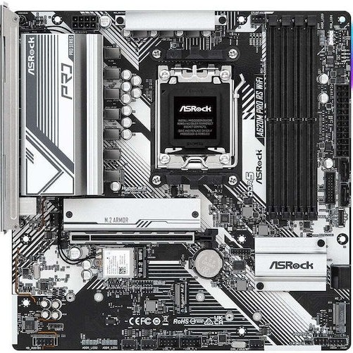 ASRock A620AM Pro-A WiFi Motherboard Micro ATX με AMD AM5 Socket 90-MXBSY-A0UAYZ