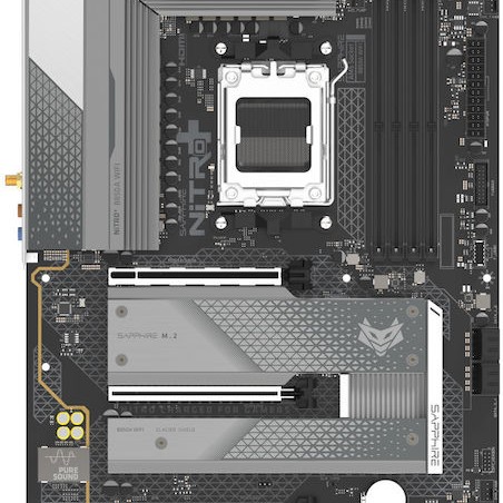 Sapphire Nitro+ B850A WiFi 7 Motherboard ATX με AMD AM5 Socket 52123-03-40G