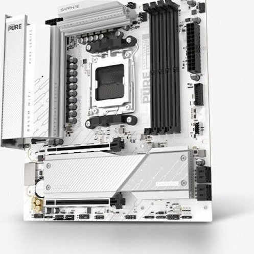 Sapphire Pure B850M WIFI Motherboard Micro ATX με AMD AM5 Socket 52123-02-40G