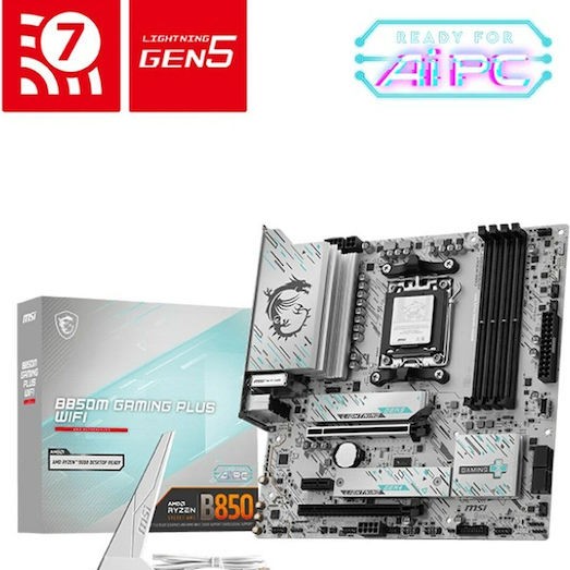 MSI B850 Motherboard ATX με AMD AM5 Socket