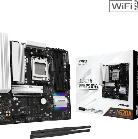 ASRock A620AM-X Motherboard Micro ATX με AMD AM5 Socket 90-MXBSV-A0UAYZ
